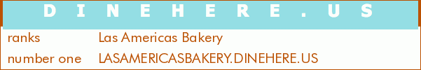 Las Americas Bakery