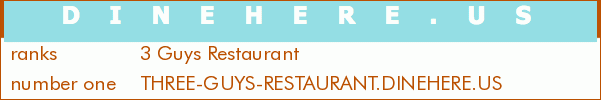3 Guys Restaurant