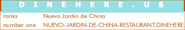 Nuevo Jardin de China