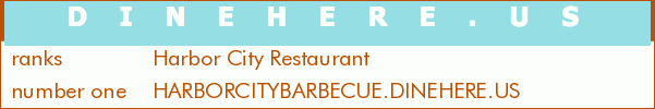 Harbor City Restaurant