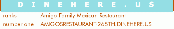 Amigo Family Mexican Restaurant