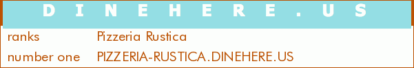 Pizzeria Rustica