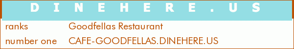 Goodfellas Restaurant