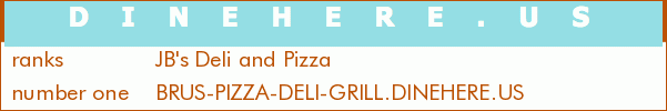 JB's Deli and Pizza
