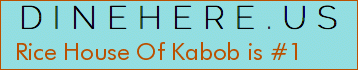 Rice House Of Kabob