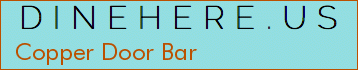 Copper Door Bar