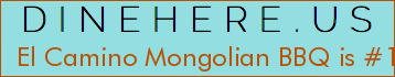 El Camino Mongolian BBQ