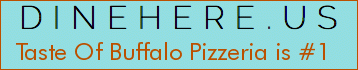 Taste Of Buffalo Pizzeria