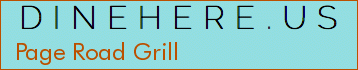 Page Road Grill