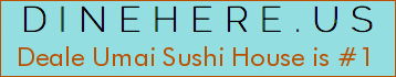 Deale Umai Sushi House
