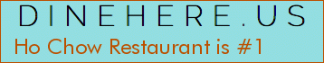 Ho Chow Restaurant