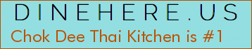 Chok Dee Thai Kitchen