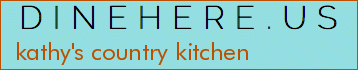 kathy's country kitchen