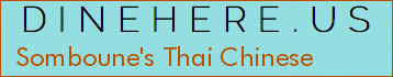 Somboune's Thai Chinese