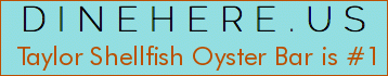Taylor Shellfish Oyster Bar