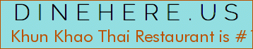 Khun Khao Thai Restaurant