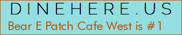 Bear E Patch Cafe West