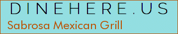 Sabrosa Mexican Grill