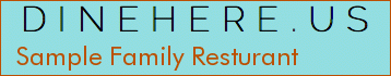 Sample Family Resturant