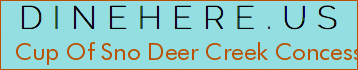 Cup Of Sno Deer Creek Concessions