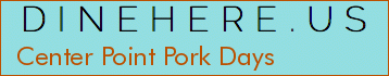 Center Point Pork Days