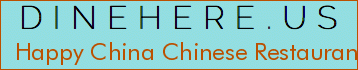 Happy China Chinese Restaurant