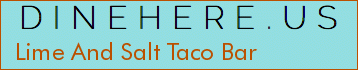 Lime And Salt Taco Bar