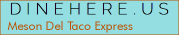 Meson Del Taco Express