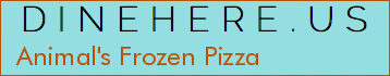 Animal's Frozen Pizza