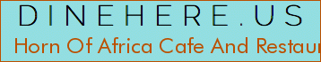 Horn Of Africa Cafe And Restaurant