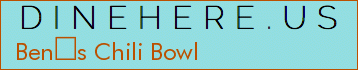 Bens Chili Bowl