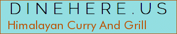 Himalayan Curry And Grill