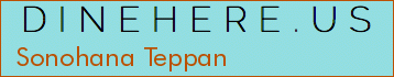 Sonohana Teppan