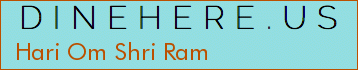 Hari Om Shri Ram