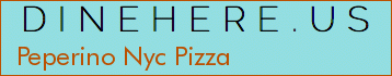 Peperino Nyc Pizza