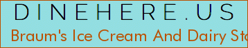 Braum's Ice Cream And Dairy Store