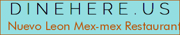Nuevo Leon Mex-mex Restaurant