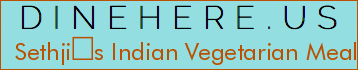 Sethjis Indian Vegetarian Meals-to-go
