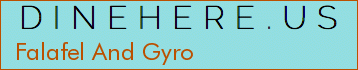 Falafel And Gyro