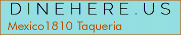 Mexico1810 Taqueria