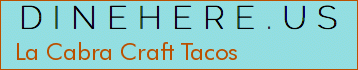 La Cabra Craft Tacos