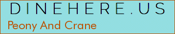 Peony And Crane