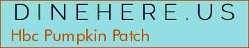 Hbc Pumpkin Patch