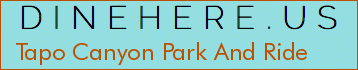 Tapo Canyon Park And Ride