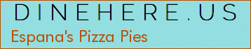 Espana's Pizza Pies