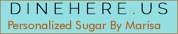 Personalized Sugar By Marisa