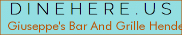 Giuseppe's Bar And Grille Henderson