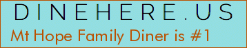 Mt Hope Family Diner