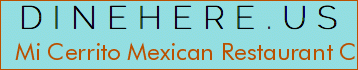 Mi Cerrito Mexican Restaurant Crestline