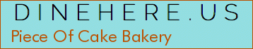 Piece Of Cake Bakery